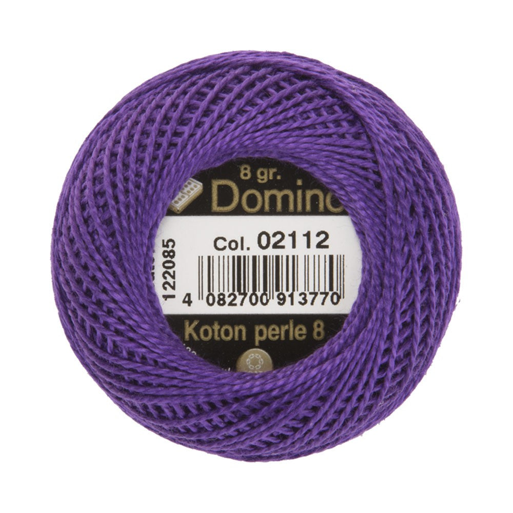 Domino Koton Perle 8gr Mor No:8 Nakış İpliği - 02112